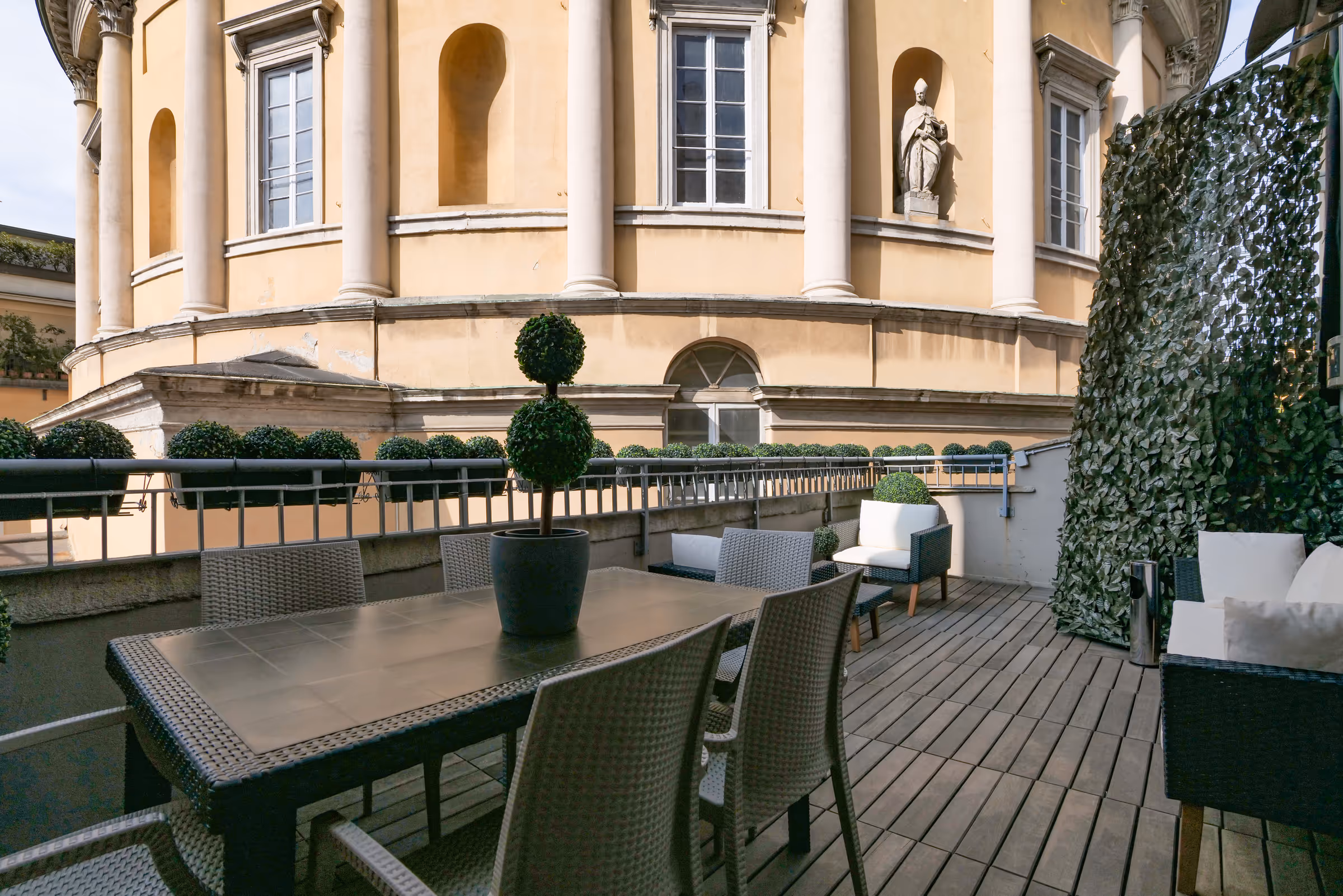 Veranda — boutique apartment at Piazza San Carlo Due, Milan
